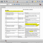 En esta imagen se observa un estado parcial de acuerdo, que finalmente fue desechado por lo complejo y extenso de la escritura y de la lectura en tanto mensaje a transmitir.