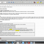 En la imagen se ve la toma de notas a propósito de una de las reuniones de equipo, en la que se apuntaban posibles relaciones conceptualizadas por los maestros entre las prácticas de enseñanza y los items que se evalúan en el boletín
